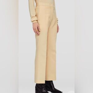 NWT trousers Jil Sander, silk blend, size 34 fr., US 2, blue